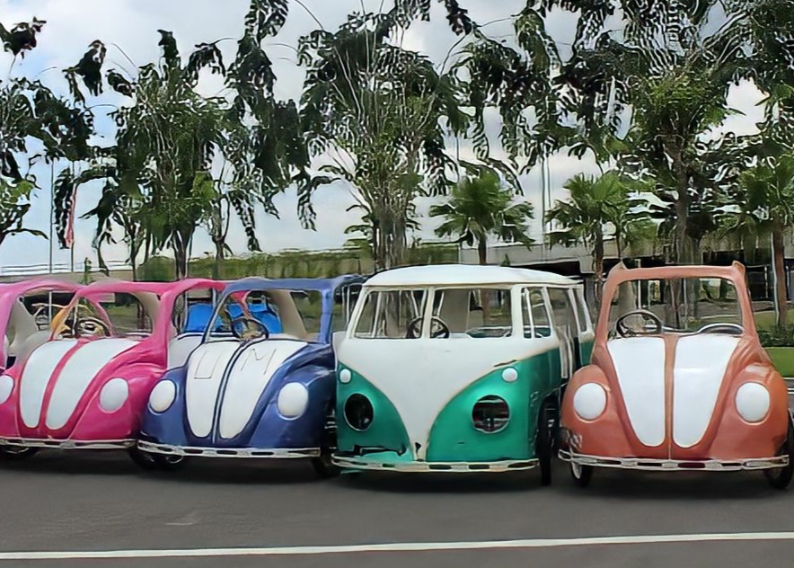 foto becak vw